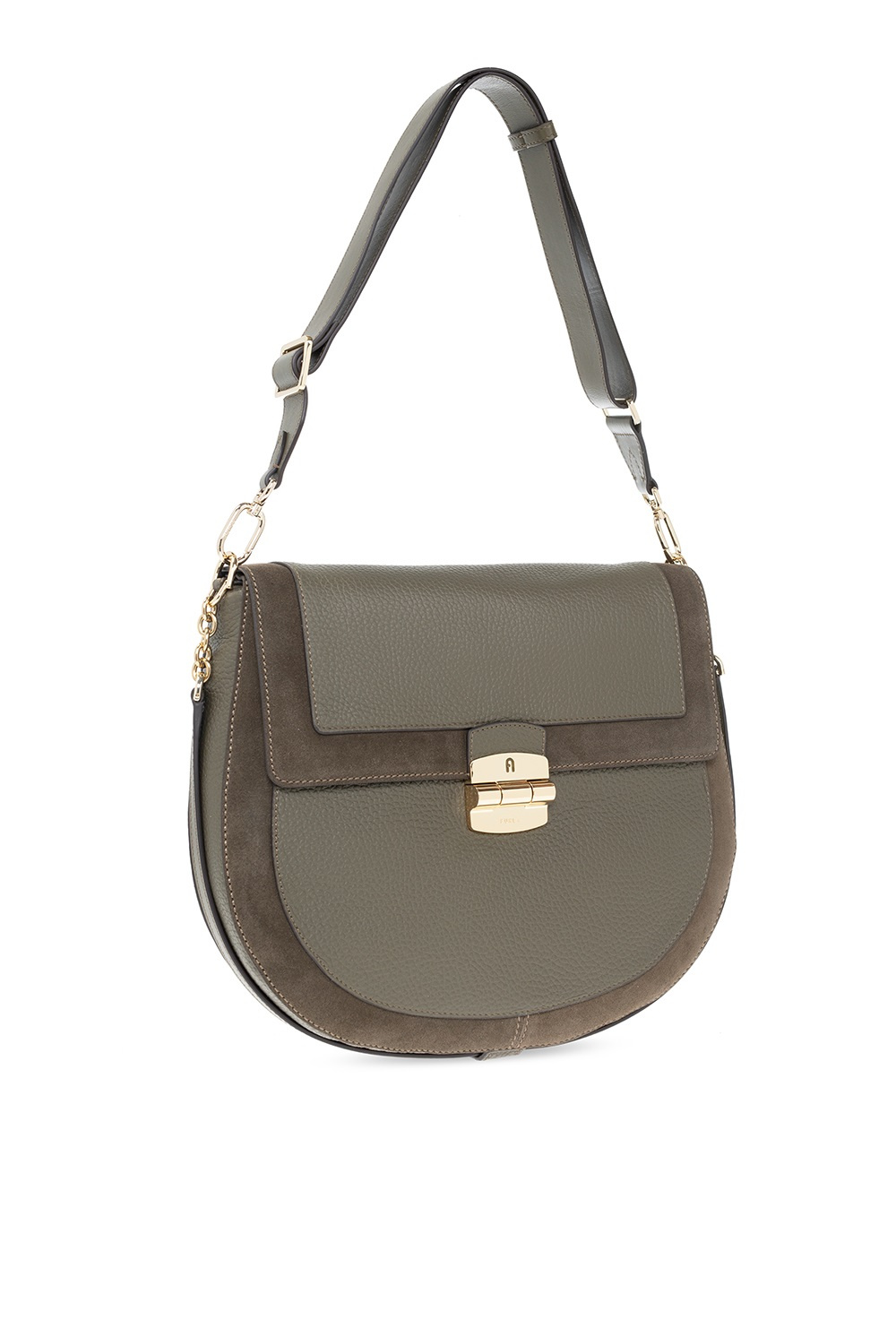 Furla sabbia leather crossbody on sale bag